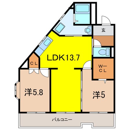 センチュリー重原の物件間取画像